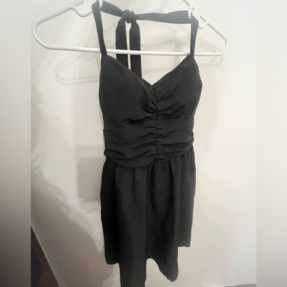 Lily Rose black halter dress size small NWT